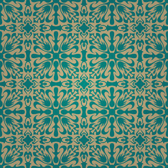 Seamless colorful abstract pattern with gradient. Vector illustration