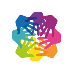 Abstract people symbol icon vector illustration graphic design