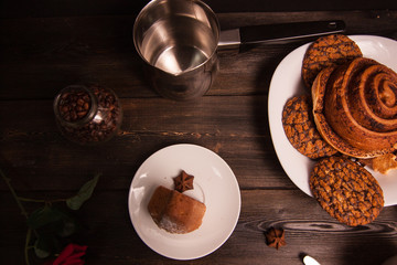 cookies, coffee turka, coffee beans