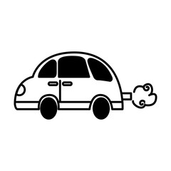car toy isolated icon vector illustration design