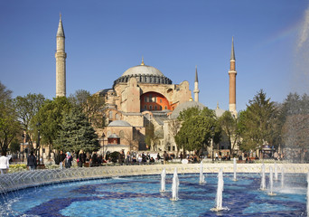 Hagia Sophia in Istanbul. Turkey