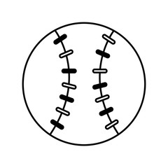 baseball sport isolated icon vector illustration design