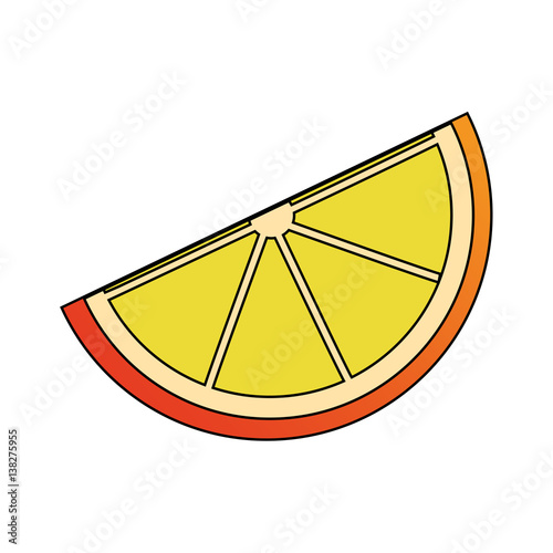 "lemon slice icon image vector illustration design " Stock image and royalty-free vector files