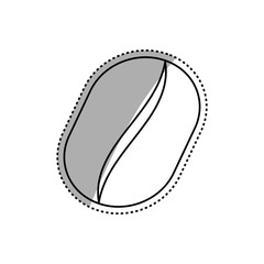 Delicious coffee bean icon vector illustration graphic design