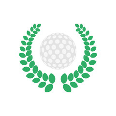 Wreath emblem symbol icon vector illustration graphic design