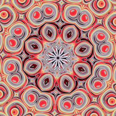 Abstract fractal background computer-generated image