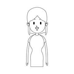 happy woman icon image vector illustration design 