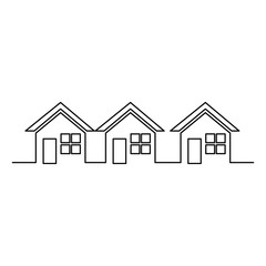 House real estate icon vector illustration graphic design
