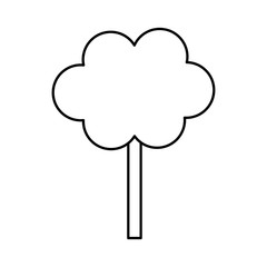 Tree nature ecology icon vector illustration graphic design