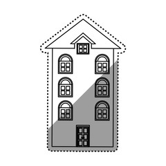 House real estate icon vector illustration graphic design