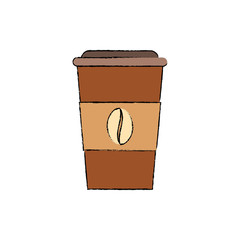 Delicious coffee drink icon vector illustration graphic design