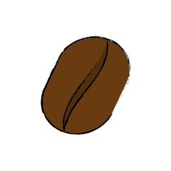 Delicious coffee bean icon vector illustration graphic design