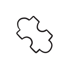 System part sketch icon.