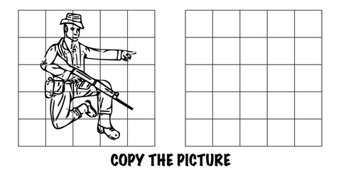Copy The Picture of a soldier