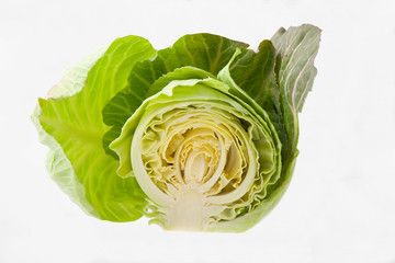 キャベツの断面
