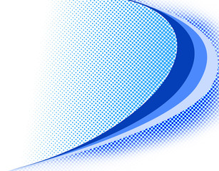 曲線　抽象模様