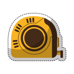tape measure tool icon vector illustration design