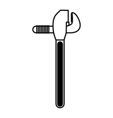 wrench tool isolated icon vector illustration design