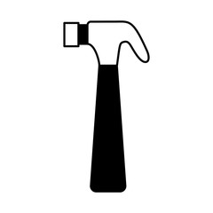 hammer tool isolated icon vector illustration design