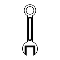 wrench tool isolated icon vector illustration design