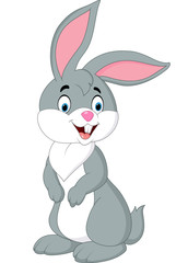 Obraz na płótnie Canvas Cute rabbit cartoon 