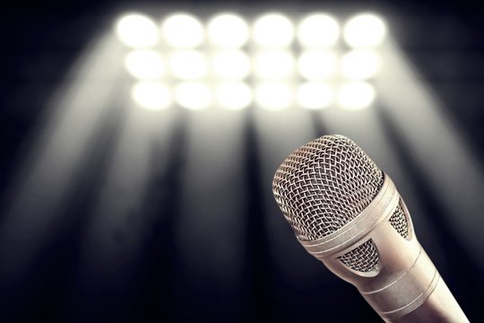 Microphone audio mixer, music equipment