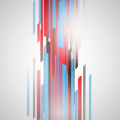 Abstract colorful line pattern background. Vector illustration.