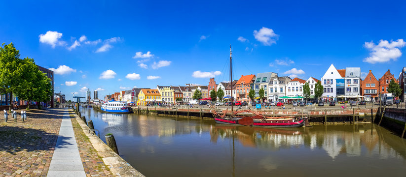 Hafen, Husum, Deutschland 