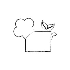 Healthy food restaurant icon vector illustration graphic design