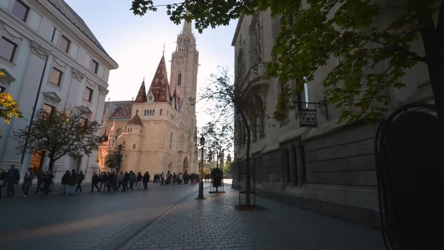 Saint Mathias Church welcomes the sunrise in this Budapest, Hungary timelapse