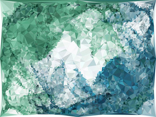 Abstract multicolor mosaic backdrop. Vector clip art.