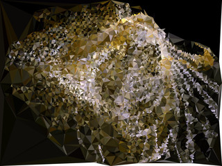 Abstract multicolor mosaic backdrop. Vector clip art.