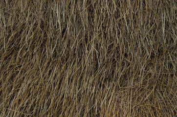 Straw pile, lined with a layer. See detailed connections clear.