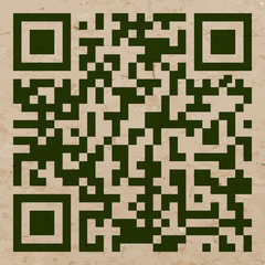 Sample qr code icon - Vector