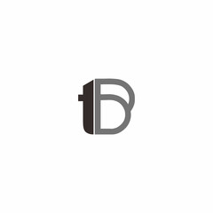 tB initial letter logo