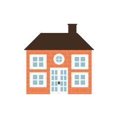 House real estate icon vector illustration graphic design