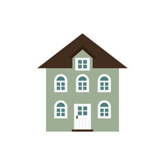 House real estate icon vector illustration graphic design