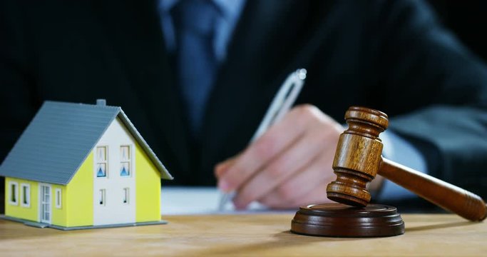 auction scene of lawyers or notaries with gavel judge for the insurance compensation or criminal cases. concept of law and lawyer, judiciary and legislature applied to the democratic law.