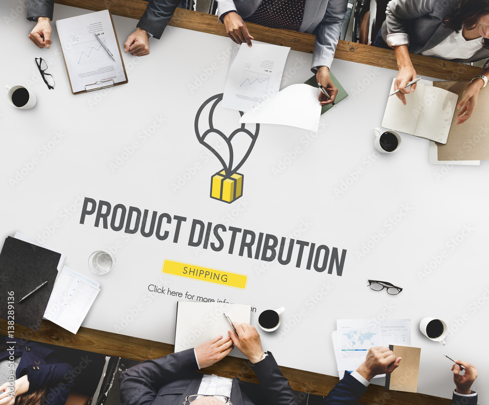 Sticker product distribution manufacturing purchase concept