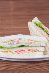 crab salad sandwich