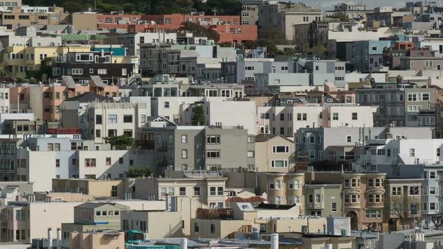 San Francisco Architecture. Footage from North Beach.
