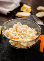 Fresh salad coleslaw