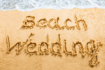 Fototapeta premium Beach Wedding Concept