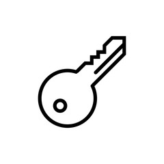 key line vector icon