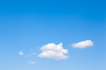 blue sky with cloud, copyspace