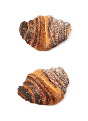 Sweet pastry bun isolated