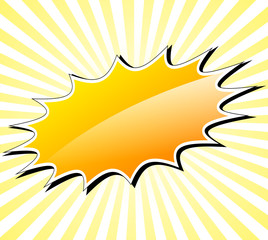 yellow starburst background