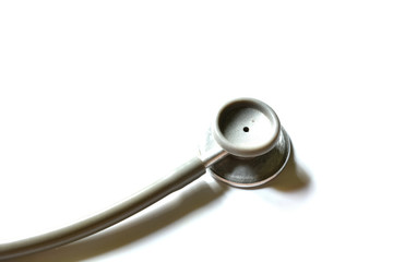 Fototapeta na wymiar Stethoscope isolated on white background
