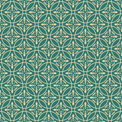 Beautiful queen seamless pattern with fleur de lys ornament elements on dark background. Royal signs in style of fashion illustration. Excellent textile, fabric, paper design. © tanyushka81_81