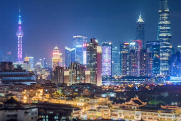 urban skyline and modern buildings,cityscape of China.